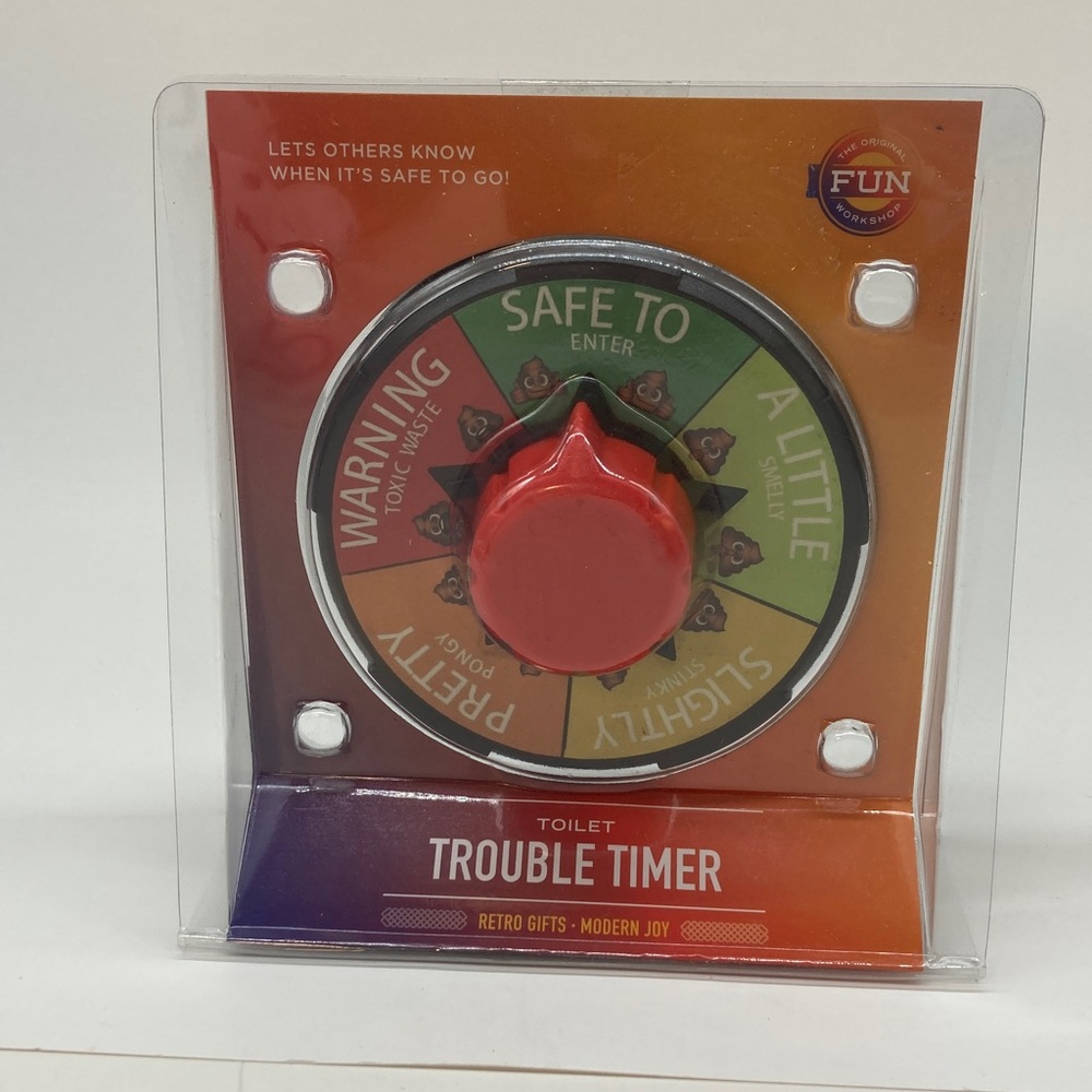 Toilet Trouble Timer with Red Dial